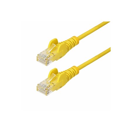 StarTech.com 1m Yellow Slim CAT6 Ethernet Cable Snagless 28AWG LSZH - patch cable - 1 m - yellow - Gelb - 1 meter