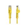 StarTech.com 1m Yellow Slim CAT6 Ethernet Cable Snagless 28AWG LSZH - patch cable - 1 m - yellow - Gelb - 1 meter