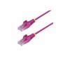 StarTech.com 2.5m Pink Slim CAT6 Ethernet Cable Snagless 28AWG LSZH - patch cable - 2.5 m - pink - Rosa - 2.5 meter