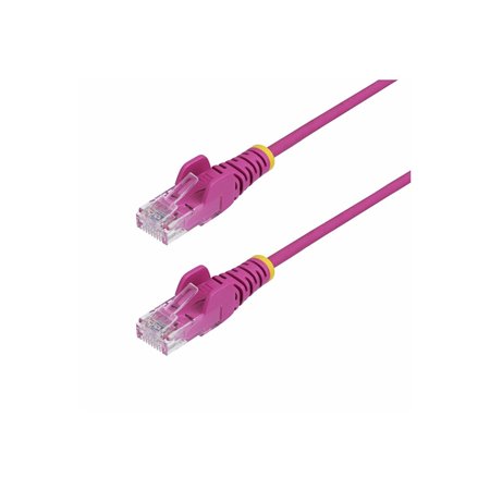 StarTech.com 2.5m Pink Slim CAT6 Ethernet Cable Snagless 28AWG LSZH - patch cable - 2.5 m - pink - Rosa - 2.5 meter