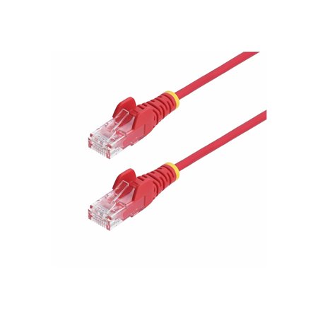 StarTech.com 2.5m Red Slim CAT6 Ethernet Cable Snagless 28AWG LSZH - patch cable - 2.5 m - red - Rot - 2.5 meter
