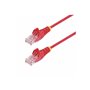 StarTech.com 2.5m Red Slim CAT6 Ethernet Cable Snagless 28AWG LSZH - patch cable - 2.5 m - red - Rot - 2.5 meter