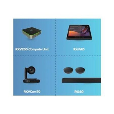 AudioCodes Room Experience (RX) Suite RXV200-B70 - Bundle - video conferencing kit