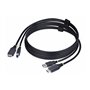 StarTech.com 6ft (1.8m) HDMI and USB 5Gbps KVM Cable - keyboard / video / mouse (KVM) cable - 1.8 m