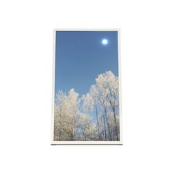 HI-ND EASY mounting kit - for digital signage LCD panel - portrait - white RAL 9003 49"