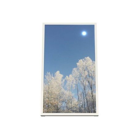 HI-ND EASY mounting kit - for digital signage LCD panel - portrait - white RAL 9003 50"