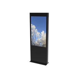 HI-ND Single Totem Exclusive stand - portrait - for flat panel - black 75"