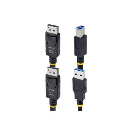StarTech.com 10ft (3m) DisplayPort and USB 5Gbps KVM Cable - keyboard / video / mouse (KVM) cable - 3 m