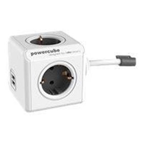 PowerCube Extended USB 1.5 meter (Type F) - Grey