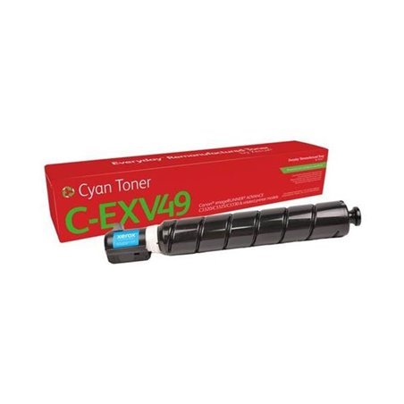 Xerox Everyday - cyan - compatible - remanufactured - toner cartridge (alternative for: Canon C-EXV49 Canon 8525B002) - Green Wo