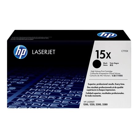 HP C7115X / 15X High Capacity Black Toner - Tonerpatrone Schwarz