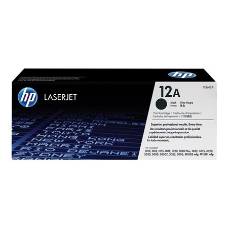 HP 12A / Q2612A Black Toner - Tonerpatrone Schwarz