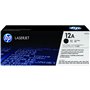 HP 12A / Q2612A Black Toner - Tonerpatrone Schwarz