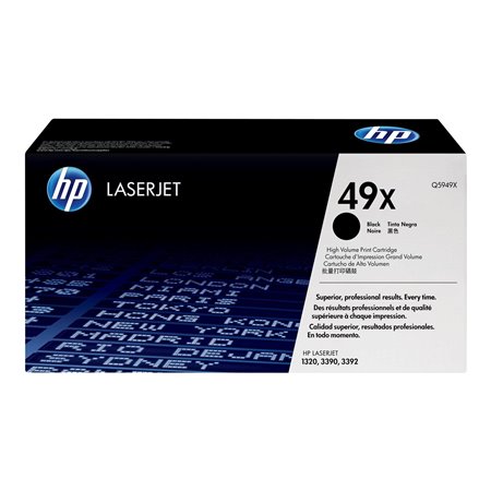 HP 49X / Q5949X High Capacity Black Toner - Tonerpatrone Schwarz