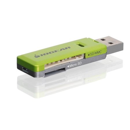 IOGEAR SD/MicroSD/MMC Card Reader/Writer GFR204SD - Kartenleser