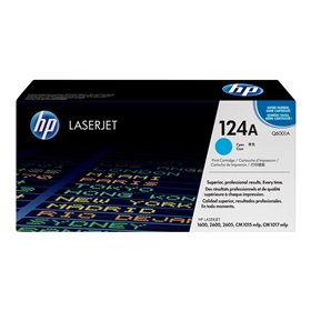 HP 124A / Q6001A Cyan Toner - Tonerpatrone Cyan