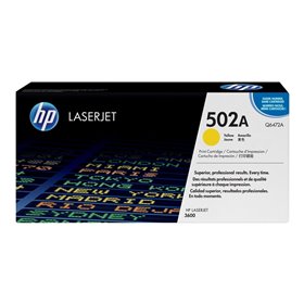 HP 502A / Q6472A Yellow Toner - Tonerpatrone Gelb