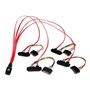 StarTech.com 50cm Serial Attached SCSI Mini SAS Cable SFF8087 to 4x SFF8482 - SAS internal cable - 50 cm