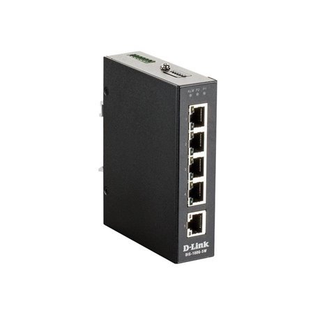 D-Link DIS-100G-5W 5-Port Gigabit Unmanaged Industrial Switch