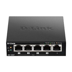 D-Link DGS-1005P 5-Port Desktop Gigabit PoE+ Switch (60W)