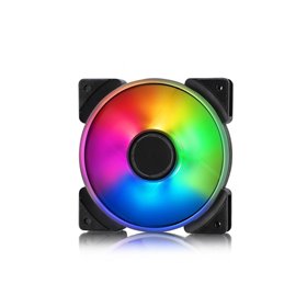 Fractal Design Prisma AL-12 ARGB PWM 3-pack - Gehäuselüfter - 120mm - Schwarz mit RGB LED - 33 dBA