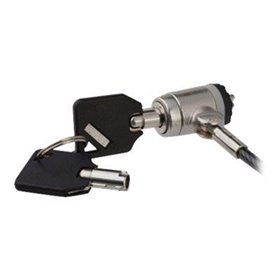 StarTech.com Keyed Cable Lock - Push-to-Lock Button - 2 m / 6.5' Cable - security cable lock
