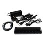 StarTech.com 7-Port USB 3.0 Hub plus Dedicated Charging Ports USB-Hubs - USB 3.2 - 7 - Schwarz