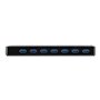StarTech.com 7-Port USB 3.0 Hub plus Dedicated Charging Ports USB-Hubs - USB 3.2 - 7 - Schwarz