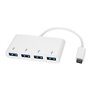 StarTech.com USB-C Hub USB-Hubs - USB 3.2 - 4 - Weiß