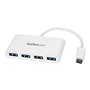 StarTech.com USB-C Hub USB-Hubs - USB 3.2 - 4 - Weiß