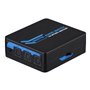 Deltaco APET0401T SPDIF/TOSLINK Digital Optical Audio 4x1 Switch with IR Remote Control
