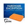 LaCie Rugged SSD USB-C Portable - 2TB - Orange - Extern SSD - Thunderbolt 3