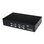 StarTech.com 4 Port Professional VGA USB KVM Switch mit Hub - KVM Switch - 4 Anschlüsse