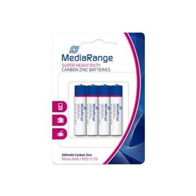 MediaRange battery 4 x AAA / LR03 Carbon Zinc