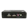 StarTech.com 2 Port USB VGA KVM Switch mit Audio und Kabel - KVM / Audio-Switch - 2 Anschlüsse