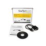 StarTech.com 1 ft USB zu RS232 Serial DB9 Adapter Kabel mit COM Retention