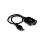 StarTech.com 1 ft USB zu RS232 Serial DB9 Adapter Kabel mit COM Retention
