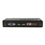 StarTech.com 4 Port Schwarz USB KVM Switch Kit mit Kabel und Audio - KVM / Audio-Switch - 4 Anschlüsse