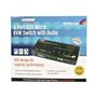 StarTech.com 4 Port Schwarz USB KVM Switch Kit mit Kabel und Audio - KVM / Audio-Switch - 4 Anschlüsse