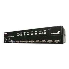 StarTech.com 8 Port 1U Rack Befestigungskit USB PS/2 KVM Switch mit OSD - KVM Switch - 8 Anschlüsse