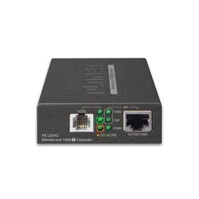 PLANET 1-Port 10/100/1000T Ethernet to VDSL2 Converter -30a profile w/ G.vectoring RJ11