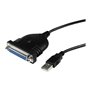 StarTech.com USB zu DB25 Parallel Drucker Adapter Kabel