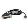 StarTech.com USB zu DB25 Parallel Drucker Adapter Kabel