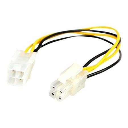 StarTech.com ATX12V 4 Pin P4 CPU Strom Extension Kabel - Verlängerungskabel für Strom