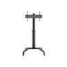 Deltaco Office Display Cart Black 70 kg 70"