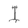 Deltaco Office Display Cart Black 70 kg 70"
