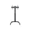 Deltaco Office Display Cart Black 70 kg 70"