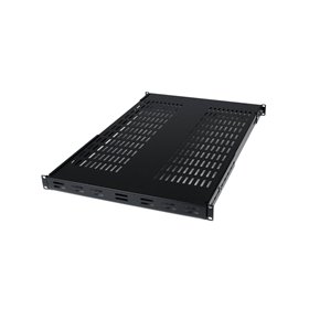 StarTech.com Eistellbarer Depth Fixed Server Rack Gehäuse Regal - Rackregal (belüftet)