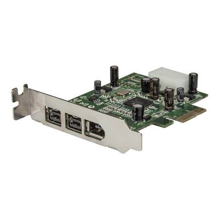 StarTech.com 3 Port 2b 1a Low Profile 1394 PCI Express FireWire Card Adapter - FireWire Adapter