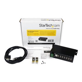 StarTech.com USB 2.0 Industrial USB Hub USB-Hubs - 7 - Schwarz